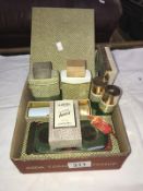 A quantity of vintage soap, talc, Tweed perfume etc.