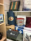 A large lot of vintage camping items