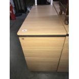 A 3 drawer office chest