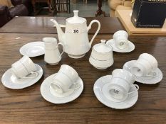 A 6 piece CM Tienshan tea set, milk,