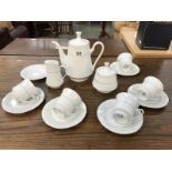 A 6 piece CM Tienshan tea set, milk,