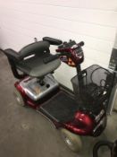 A mobility scooter