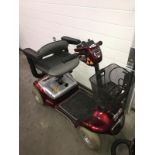 A mobility scooter