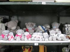 A shelf of Me To You teddy bears