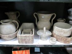 A quantity of Hillstonia pottery