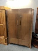 A vintage Avalon Yalton double wardrobe.