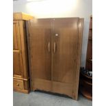 A vintage Avalon Yalton double wardrobe.