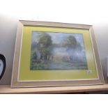 A pastel picture of Barford Farm,