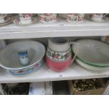 2 Victorian basins (bowls) and a jug etc.