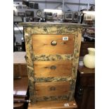 A shabby chic 3 drawer chest of drawers
