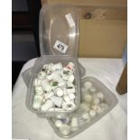 3 boxes of collectors thimbles