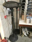 2 electric patio heaters