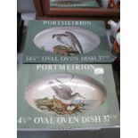 2 Portmeirion new boxed oval oven dishes