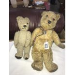 2 vintage Teddy bears.