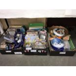 3 large boxes of craft items
