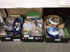 3 large boxes of craft items