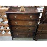 A 1930's gentlemans chest of drawers