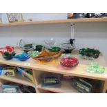 A large lot of art glass including Merano etc.