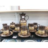 A Cleethorpes 1978 pottery coffee set