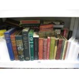 A quantity of various book including paperback and hardback and a pair of bookends