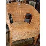 A good wicker bedroom chair