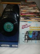 A good selection of old 45 rpm records