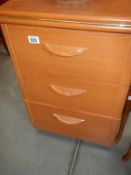 A 3 drawer chest of drawers
