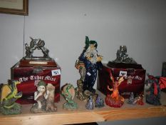 A quantity of Mythical figures, wizards, etc.