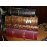 4 old books including Fleetwood Life of Christ