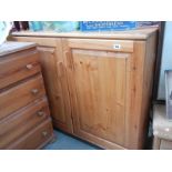 2 door pine sideboard