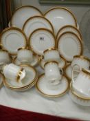 30 pieces of gilded Paragon tea ware