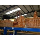 A quantity of baskets etc