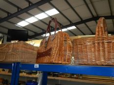 A quantity of baskets etc