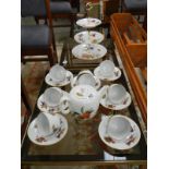 A Worcester tea set etc