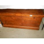 A Victorian pine tool chest