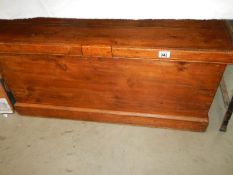 A Victorian pine tool chest