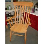 An old kitchen chair