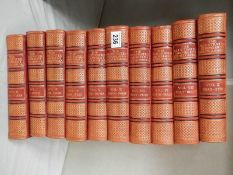 10 volumes - leather bound encyclopaedias.