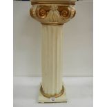 A mid 20th century column in fair condition, 26" tall.