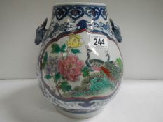 A late 19th century Chinese vase, 8.