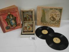 3 fairy tale books being Fairytale gems, Little Mischief bubble book with records,