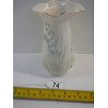 An original Belleek vase, 6.5" tall, in good condition.