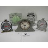 5 193's kitchen timers including Clock Rite Heat etc.