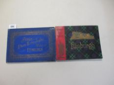 2 vintage and antiquarian Photographic View Album books of Edinburgh