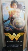A DC Wonder Woman standee 63 inches high (160 cm)