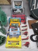 A quantity of boxed die cast including Corgi Classics, Ertl etc.