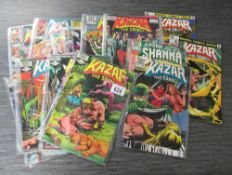 A collection of Ka-Zar The Savage comics (21 comics)