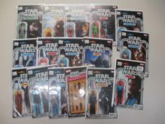 16 Marvel Star Wars action figures variant edition comics including C-3PO, princess leia Organa,