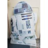 A Star Wars R2-D2 standee 36 inches high (90cm)