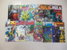 11 1st edition comics in plastic covers including Shadowman, Daredevil,